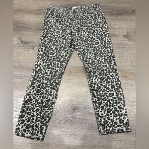 Ann Taylor. Loft. Women’s leopard print modern skinny jean. Size 30/10.